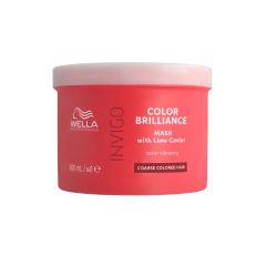 Masca pentru par vopsit, fir gros Wella Professionals Invigo Color Brilliance Coarse, 500 ml