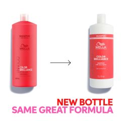 Sampon pentru par vopsit, fir subtire/normal, Wella Professionals Invigo Color Brilliance Fine/Normal,  1000 ml