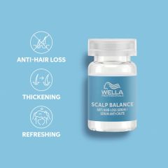 Tratament fiole impotriva caderii parului Wella Professionals Invigo Scalp Balance, 8x6 ml