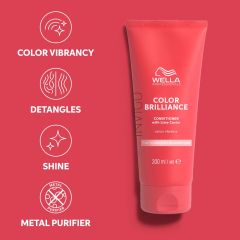 Balsam pentru par vopsit, fir subtire/normal Wella Professionals Invigo Color Brilliance Fine/Normal, 200 ml