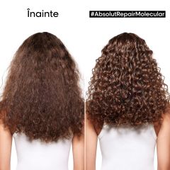 Crema cu protectie termica, fara clatire pentru par deteriorat L’Oreal Professionnel Absolut Repair Molecular,  100 ml