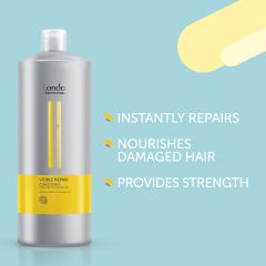 Balsam pentru par degradat Londa Professional Visible Repair Conditioner, 1000 ml
