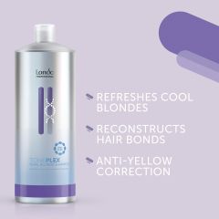 Sampon pentru neutralizarea tonurilor de galben Londa Professional TonePlex Shampoo Pearl Blonde, 1000 ml
