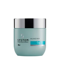 Masca de calmare pentru scalp sensibil si uscat System Professional Balance Mask B3, 200 ml 
