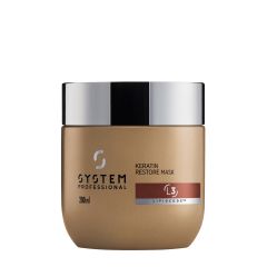 Masca pentru par degradat System Professional LuxeOil Keratin Restore, 200 ml