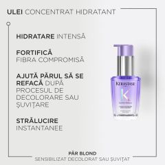 Ulei intens hidratant par blond  Kérastase Blond Absolu L'Huile Cicagloss, 30 ml