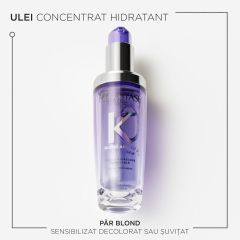 Ulei pentru par blond reincarcabil Kérastase Blond Absolu L'Huile Cicagloss Refillable, 75 ml