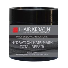 Masca hidratanta Ihair Keratin Hydration Total Repair Mask Black Line, 500 ml