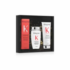 Set cadou Kérastase Première Fondant Holidays 2024 [ Pre-sampon Concentré Décalcifiant Ultra-Réparateur + Sampon Décalcifiant Réparateur  + Fondant Fluidité Réparateur ]