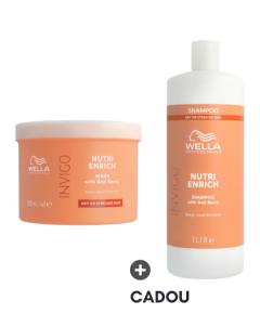 Pachet Wella Professionals Nutri Enrich - Masca 500 ml  + Sampon 1000 ml CADOU