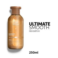 Sampon hidratant pentru par uscat si lipsit de stralucire cu Squalane & Omega 9 Wella Professionals Ultimate Smooth cu efect anti-electrizare, 250 ml