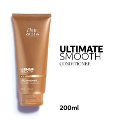 Balsam hidratant pentru par uscat si lipsit de stralucire cu Squalane & Omega 9 Wella Professionals Ultimate Smooth cu efect anti-electrizare, 200 ml