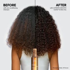 Ulei hidratant pentru par uscat si lipsit de stralucire cu Squalane & Omega 9 Wella Professionals Ultimate Smooth cu protectie termica si efect anti-electrizare, 30 ml