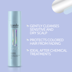Sampon calmant pentru scalp sensibil Londa Professional Calm, 250 ml