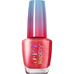 Lac de unghii cu uscare rapida OPI RapiDry™, Fuego On-the-Go, 9 ml
