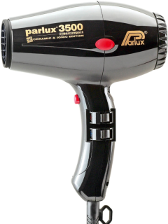 Uscator de par Parlux 385 Powerlight Ionic si Ceramic Black