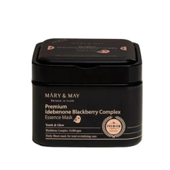 Masca tip servetel Mary and May Premium Idebenone Blackberry Complex [20 buc] 