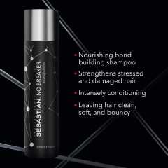Sampon hidratant si fortifiant Sebastian Professional No. Breaker Bonding Shampoo de reparare pentru par deteriorat, 250 ml