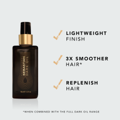 Ulei pentru par de hidratare si stralucire Sebastian Professional Dark Oil, 95 ml