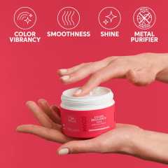 Set pentru par vopsit Wella Professionals Invigo Color Brilliance Fine (Sampon 300 ml + Masca150 ml) +  CADOU  lac de unghii
