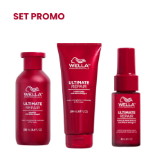 Set Wella Professionals Ultimate Repair ( Sampon 300 ml + Balsam 200 ml + Ser Ultimate Repair Step 3 30 ml)