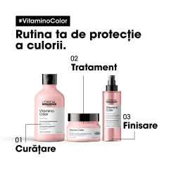 Set pentru par deteriorat L'Oréal Professionnel Serie Expert VITAMINO COLOR (Sampon 300 ml + Masca 250 ml)