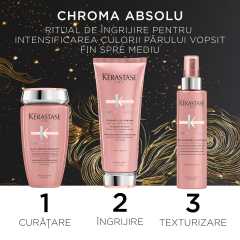 Set cadou Kérastase Chroma Absolu Fondant Holiday 2024 [Sampon + Balsam + Ser termic]