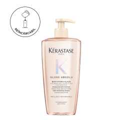 Sampon reincarcabil pentru par lung, predispus la electrizare Kérastase Gloss Absolu Bain Hydra-Glaze, 500 ml