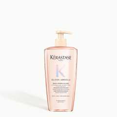 Sampon reincarcabil pentru par lung, predispus la electrizare Kérastase Gloss Absolu Bain Hydra-Glaze, 500 ml