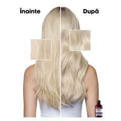 Sampon pentru par vopsit L’Oreal Professionnel Serie Expert Vitamino Color Spectrum Purple, sampon neutralizator a nuantelor galbene nedorite, pentru parul blond & decolorat, 300ml