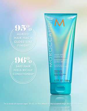 Masca de par pentru stralucire si reparare Moroccanoil High Shine Gloss, 200 ml