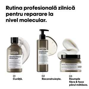 Masca concentrata pentru par deteriorat L’Oreal Professionnel Serie Expert Absolut Repair Molecular, 150 ml