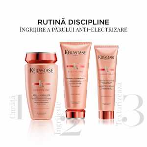 Balsam pentru par rebel, greu de aranjat, greu de coafat​ Kérastase Discipline Fluidéaliste, 200 ml