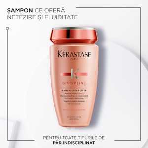 Sampon pentru par nedisciplinat Kerastase Discipline Bain Fluidéaliste, 250 ml