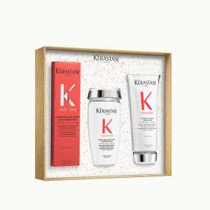 Set Kérastase Première Fondant Holidays 2025 Concentré Décalcifiant Ultra-Réparateur 250ml + Bain Décalcifiant Réparateur 250ml + Fondant Fluidité Réparateur 200ml