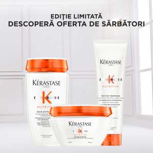Set Kérastase Nutritive Masque Holidays 2025 Bain Satin Riche 250ml + Masquintense 200ml + Nectar Thermique 150ml