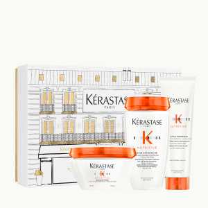 Set Kérastase Nutritive Masque Holidays 2025 Bain Satin Riche 250ml + Masquintense 200ml + Nectar Thermique 150ml