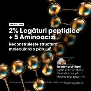 Trusa L'Oréal Professionnel Absolut Repair Molecular (Sampon 300 ml+ Ser 250 ml+ Leave-in 50 ml)