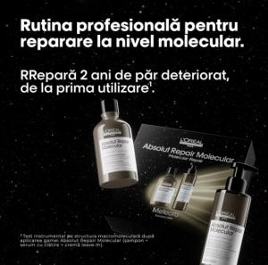 Trusa L'Oréal Professionnel Absolut Repair Molecular (Sampon 300 ml+ Ser 250 ml)