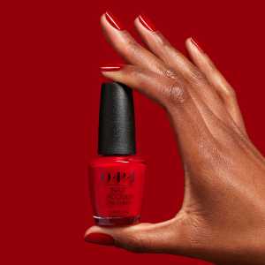 Lac de unghii pigmentat OPI Nail Lacquer, Good Enough To Treat Collection, Red Velvet Vixen, 15 ml