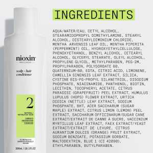 Balsam profesional fortifiant impotriva ruperii pentru par natural afectat de subtiere avansata Nioxin System 2 Scalp + Hair Conditioner, 300 ml