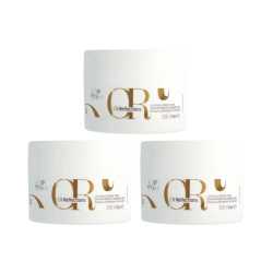 Pachet 3 x Masca pentru par neted si stralucitor Wella Professionals Oil Reflections, 150 ml
