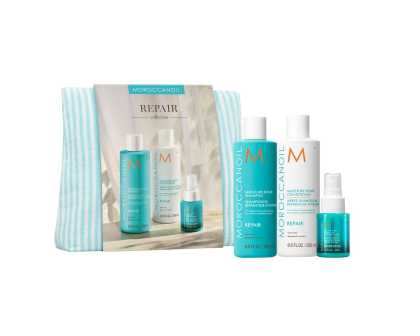 Set reparare par Moroccanoil Moisture Repair Spring Collection 2x250ml + 50ml