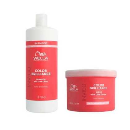 Pachet Wella Professionals Brilliance Fine - Masca 500 ml  + Sampon 1000 ml
