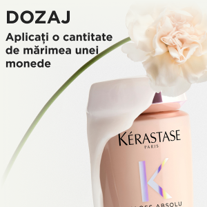 Sampon pentru par gros predispus la electrizare Kérastase Gloss Absolu Bain Crème Hydra-Glaze, 250 ml