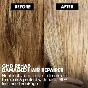 Spray tratament leave-in profesional de reparare si protectie impotriva ruperii pentru par deteriorat GHD Rehab Damaged Hair Repairer, 95 ml