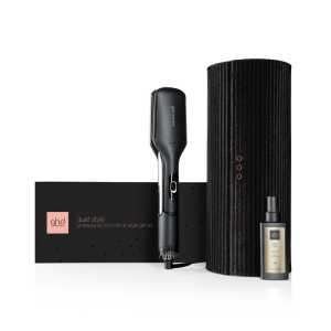 Set profesional de styling GHD Duet Style™ cu placa de par cu aer cald 2-in-1 pentru uscare si coafare & ulei de styling Sleek Talker Wet To Sleek Styling Oil, 95 ml