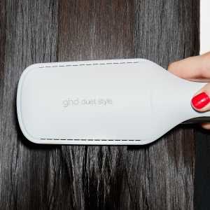 Placa de par profesionala cu aer cald 2-in-1 pentru uscare si coafare GHD Duet Style, White
