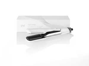 Placa de par profesionala cu aer cald 2-in-1 pentru uscare si coafare GHD Duet Style, White