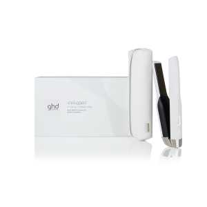 Placa de par profesionala fara fir cu tehnologie Hybrid Co-Lithium GHD Unplugged, White